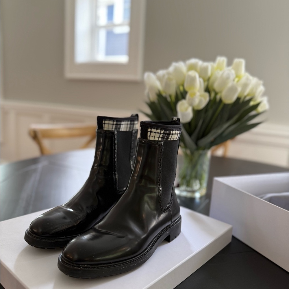 Christian Dior calfskin boots for sale in a size 38.5!